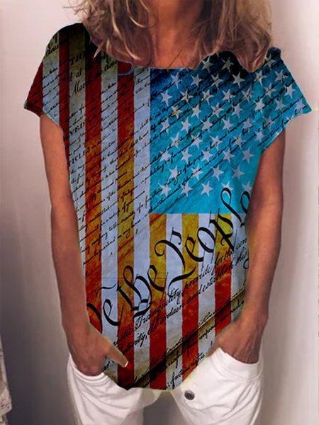Plus Size Vintage Tribal Short Sleeve Crew Neck Shirts & Tops, Multicolor, Printed T-shirts
Plus Size Vintage Tribal Short Sleeve Crew Neck Shirts & Tops, Multicolor, Printed T-shirts