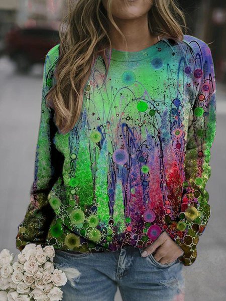 Colorful Dandelion Painting Print Fleece Sweatshirt, Green, Hoodies&Sweatshirts
Colorful Dandelion Painting Print Fleece Sweatshirt, Green, Hoodies&Sweatshirts