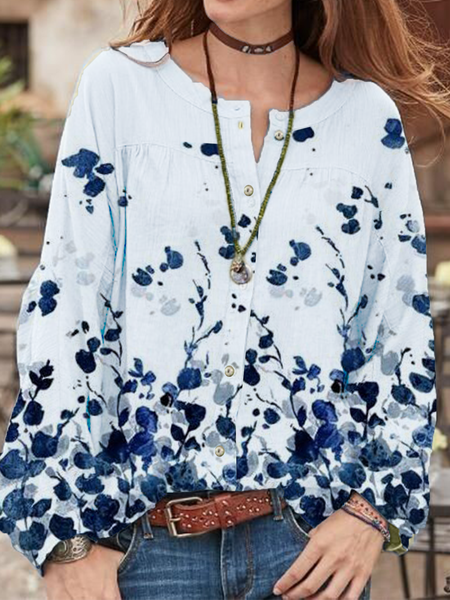 Women's Casual Shift Vintage V Neck Long Sleeve Floral Blouses & Shirts, As picture, Blouses & Shirts
Women's Casual Shift Vintage V Neck Long Sleeve Floral Blouses & Shirts, As picture, Blouses & Shirts