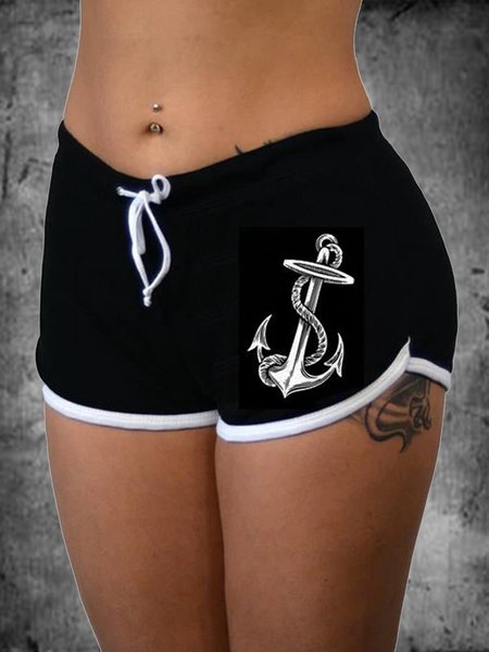 Punk Pants, Black, Shorts