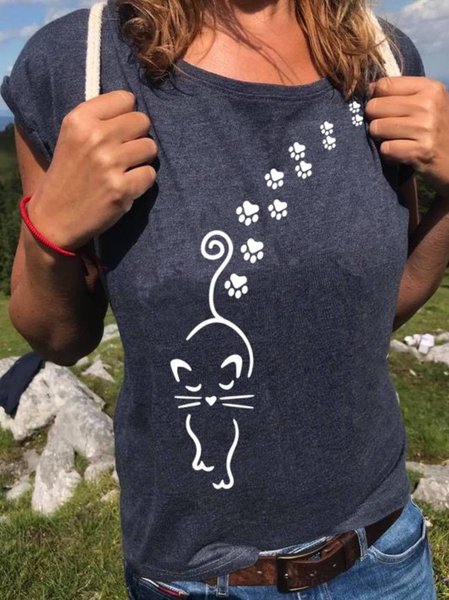 Crew Neck Cotton Casual T-shirt, Gray, T-Shirts
Crew Neck Cotton Casual T-shirt, Gray, T-Shirts