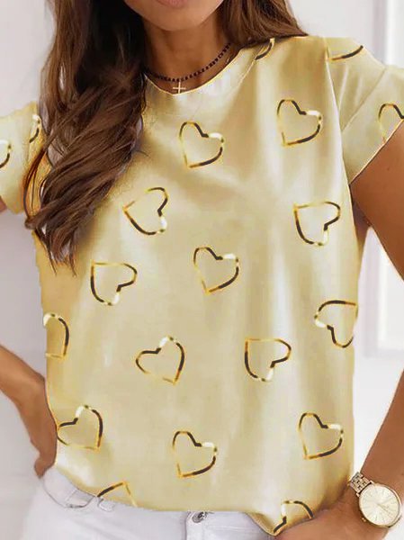 Women's Summer Crew Neck Shift Short Sleeve Casual Blouses & Shirts, Yellow, Blouses & Shirts
Women's Summer Crew Neck Shift Short Sleeve Casual Blouses & Shirts, Yellow, Blouses & Shirts