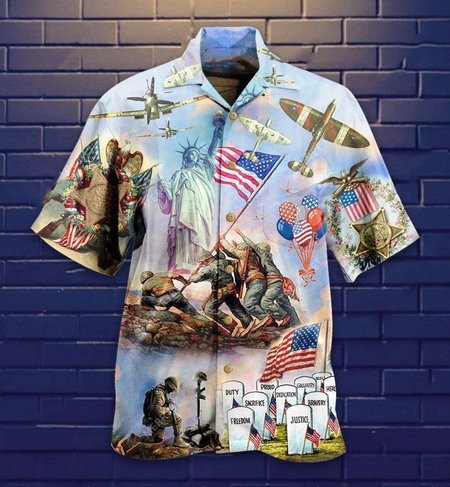 Regular Fit Short Sleeve Casual Hawaiian Shirt for Men, Light blue, Shirts