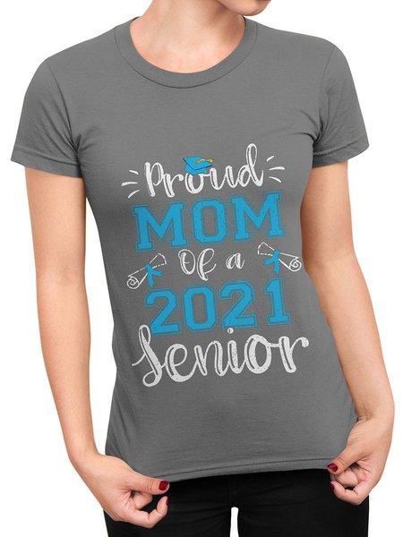 Proud Mom Of A Class Of 2021 Senior Graduation Gift Women's T-Shirt, Grey, T-shirts
Proud Mom Of A Class Of 2021 Senior Graduation Gift Women's T-Shirt, Grey, T-shirts