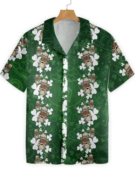 Regular Fit Short Sleeve Casual Hawaiian Shirt for Men, Green, Short Sleeves Shirts
Regular Fit Short Sleeve Casual Hawaiian Shirt for Men, Green, Short Sleeves Shirts