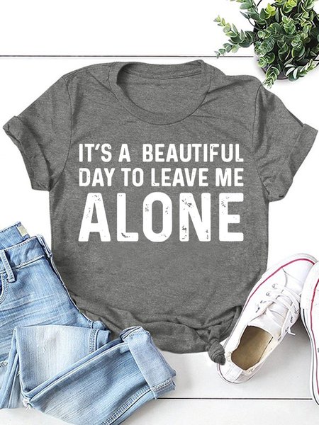 It's A Beautiful Day To Leave Me Alone, Funny Anti Social Women's T-Shirt, Grey, T-shirts
It's A Beautiful Day To Leave Me Alone, Funny Anti Social Women's T-Shirt, Grey, T-shirts
