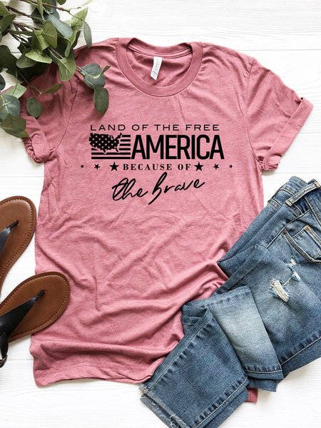Casual Short Sleeve Shirts & Tops, Red, T-shirts
