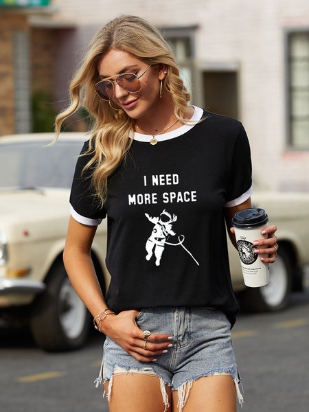 I Need More Space Women Tee, Black, T-shirts