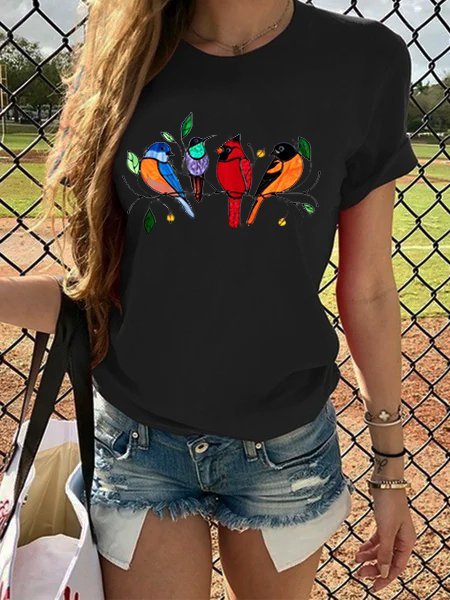 Casual Polyester Cotton hummingbird animal T-shirt& Tops, Black, Tees & T-shirts
Casual Polyester Cotton hummingbird animal T-shirt& Tops, Black, Tees & T-shirts