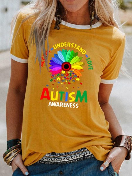 Choose Kind Sunflower Jigsaw Puzzle Casual Striped T-Shirts, Yellow, T-Shirts
Choose Kind Sunflower Jigsaw Puzzle Casual Striped T-Shirts, Yellow, T-Shirts