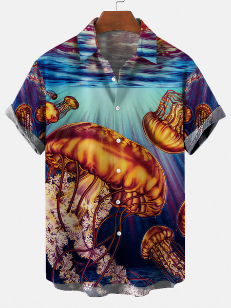 Shirt Collar Casual Shirts & Tops, Color1, Shirts