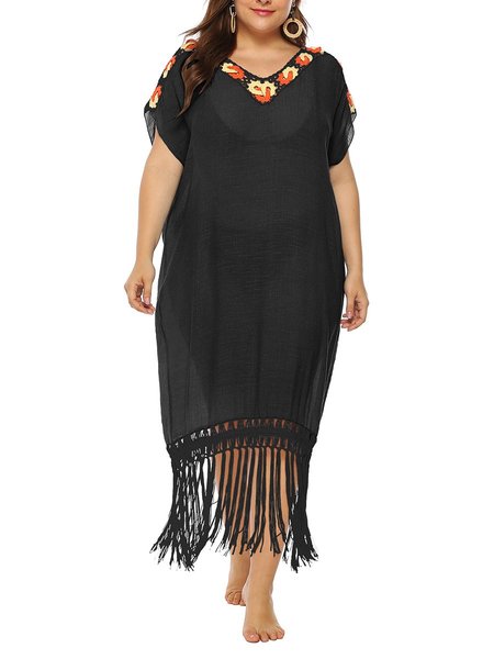 Graphic Shift Short Sleeve Crew Neck Weaving Dress, Black, Dresses
Graphic Shift Short Sleeve Crew Neck Weaving Dress, Black, Dresses