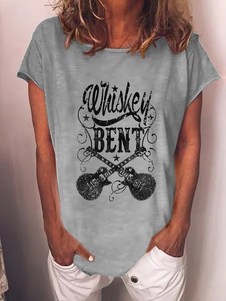 Whiskey Bent Racerback Tank Top, Gray, T-shirts