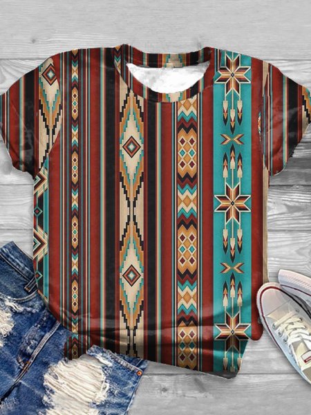 Short Sleeve Casual Shirts & Tops, As picture, T-shirts