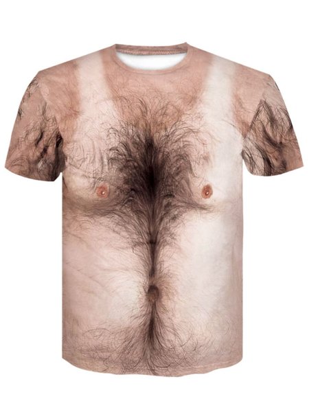 Crew Neck Shirts & Tops, Color5, Men's t-shirts
