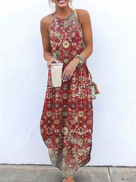 Abito Floreale Vintage Stampato Floreale Senza Maniche, Multicolore, Maxi Dresses
Abito Floreale Vintage Stampato Floreale Senza Maniche, Multicolore, Maxi Dresses