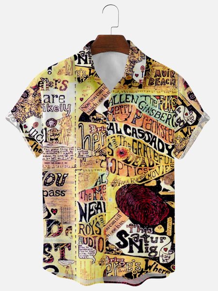 Cotton-Blend Shirt Collar Shirts & Tops, As picture, Men's shirts
Cotton-Blend Shirt Collar Shirts & Tops, As picture, Men's shirts