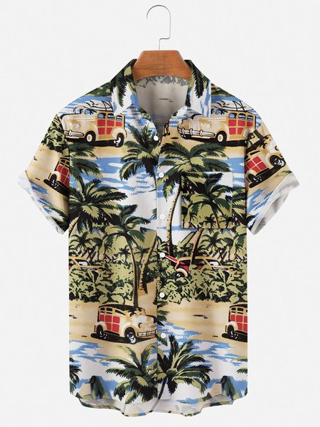 Mens Vintage Coconut Tree Car Print Casual Lapel Pocket Short Sleeve Hawaiian Shirts, Khaki, Men's shirts
Mens Vintage Coconut Tree Car Print Casual Lapel Pocket Short Sleeve Hawaiian Shirts, Khaki, Men's shirts
