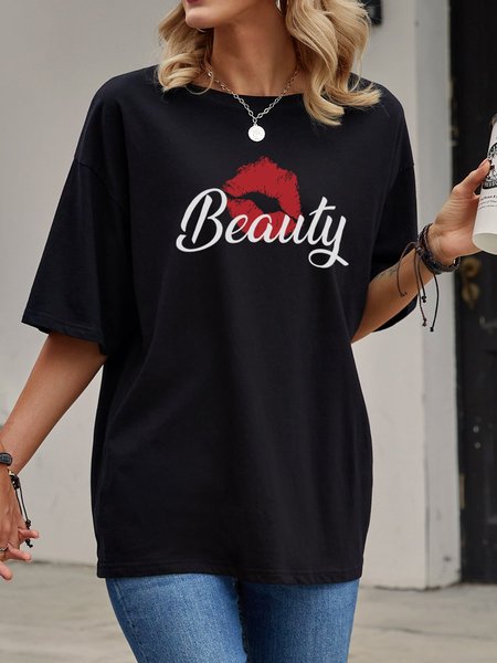Beauty Women T-Shirt, Black, T-shirts
