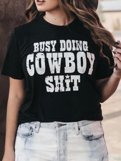 Short Sleeve Shirts & Tops, Black, T-shirts