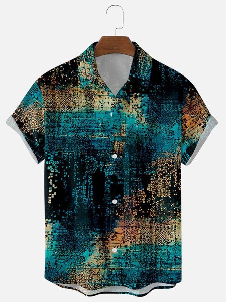 Mens Abstract Print Casual Lapel Short Sleeve Hawaiian Shirts, Blue, Men's Floral shirt
Mens Abstract Print Casual Lapel Short Sleeve Hawaiian Shirts, Blue, Men's Floral shirt