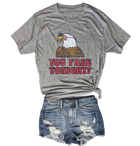 You Free Tonight Tee, Gray, T-shirts 
You Free Tonight Tee, Gray, T-shirts