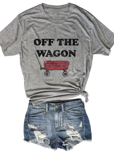 Off The Wagon Heather Grey Unisex Triblend Raw Edge Tee, Gray, T-shirts 
Off The Wagon Heather Grey Unisex Triblend Raw Edge Tee, Gray, T-shirts