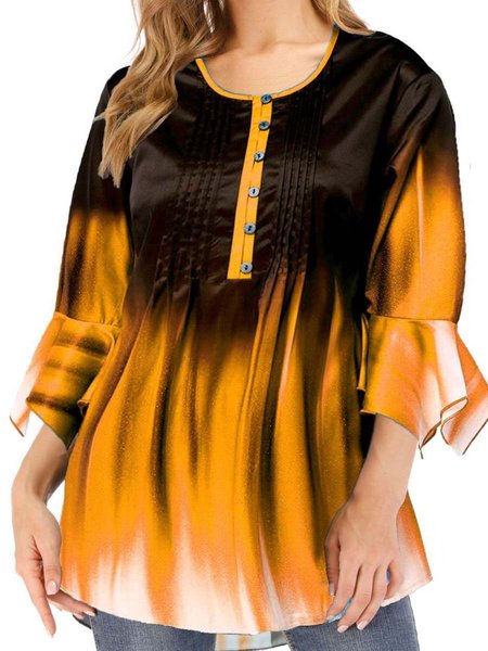 plus size women casual ombre/tie-dye crew neck shirts & tops, Orange, Shirts & Blouses
plus size women casual ombre/tie-dye crew neck shirts & tops, Orange, Shirts & Blouses