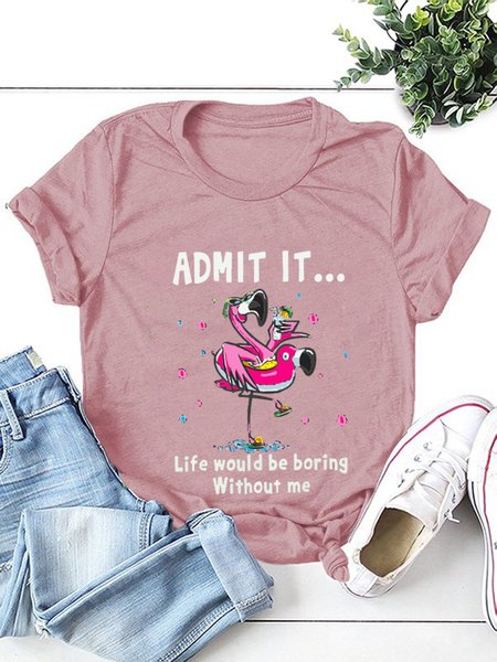 Life Would Boring Without Me Casual Short Sleeve Shirts & Tops, Brick red, T-shirts
Life Would Boring Without Me Casual Short Sleeve Shirts & Tops, Brick red, T-shirts