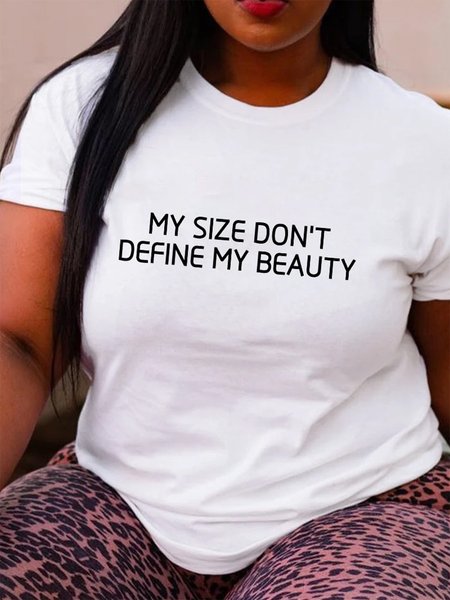Plus Size My Size Don't Define My Beauty Shirts & Tops, White, Plus Size T-shirts
Plus Size My Size Don't Define My Beauty Shirts & Tops, White, Plus Size T-shirts