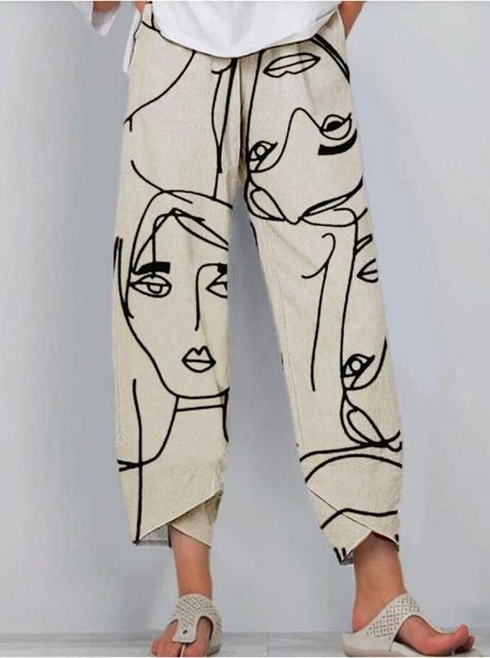 Casual Pants, White, Pants