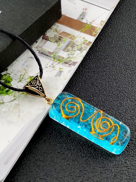 Natural Crystal Orgone Energy Seven Chakra Rough Stone Pendant Irregular Healing Energy Necklace, Blue, Necklaces
Natural Crystal Orgone Energy Seven Chakra Rough Stone Pendant Irregular Healing Energy Necklace, Blue, Necklaces