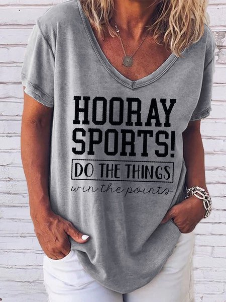 Funny Sports T-shirt, Gray, T-shirts