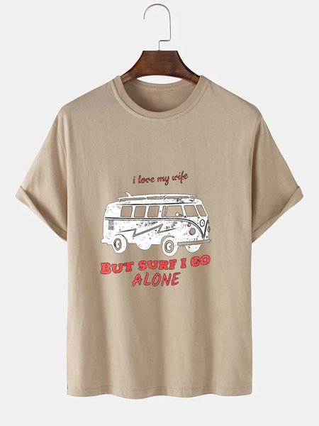 Casual Shirts & Tops, Khaki, Men's t-shirts
