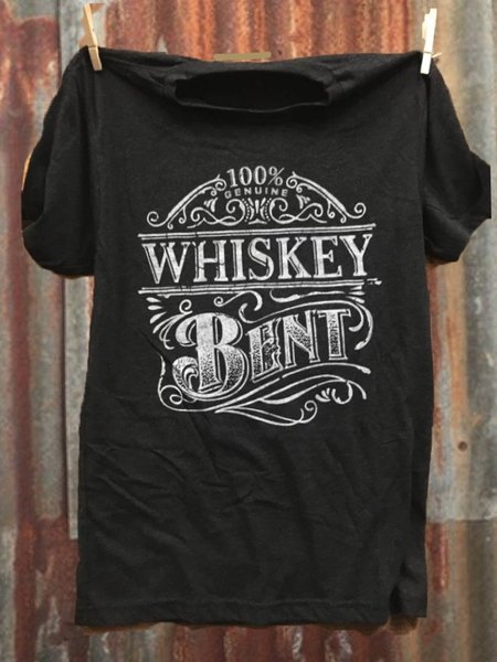 Whiskey Bent Unisex T-Shirt, Black, T-shirts