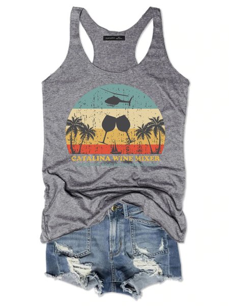 Step Brothers Catalina Wine Women‘s Crew Neck Casual Sleeveless T-shirt, Gray, Tank Tops
Step Brothers Catalina Wine Women‘s Crew Neck Casual Sleeveless T-shirt, Gray, Tank Tops
