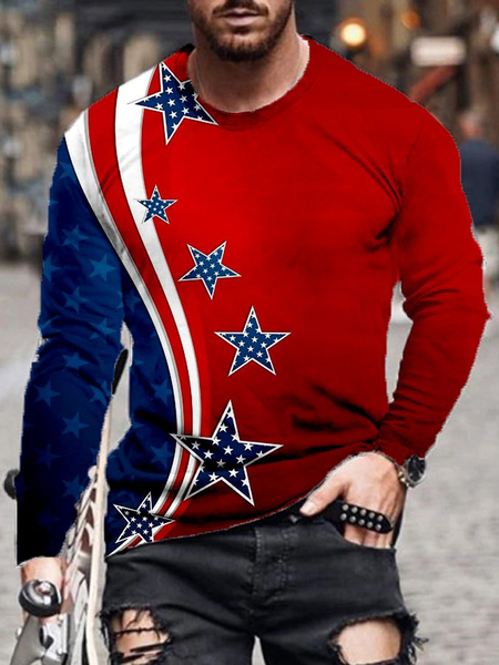 Cotton Crew Neck Shirts & Tops, Men's t-shirts