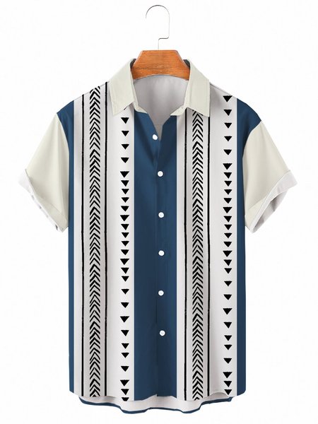 Mens Retro GEO Print Casual Lapel Short Sleeve Hawaiian Shirts, White, Men's Floral shirt
Mens Retro GEO Print Casual Lapel Short Sleeve Hawaiian Shirts, White, Men's Floral shirt