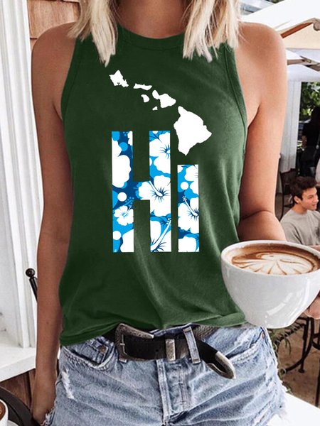 Hawaii Hi Hibiscus Blues Women’s Casual Sleeveless Shirts & Tops, Dark green, Tank Tops
Hawaii Hi Hibiscus Blues Women’s Casual Sleeveless Shirts & Tops, Dark green, Tank Tops