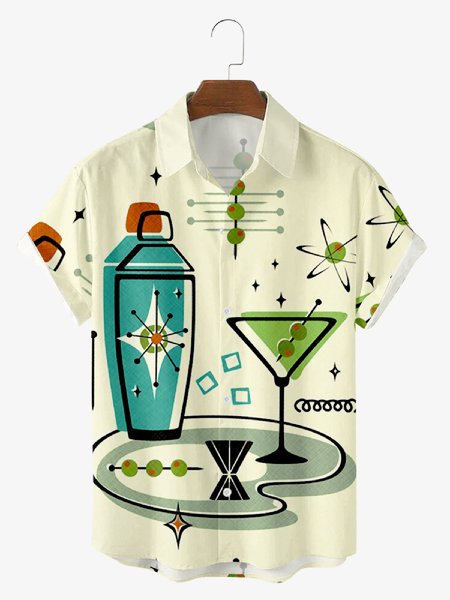 Men's 50's New Style Short Sleeve Casual Loose Shirt, Chalky yellow, Men's Floral shirt
Men's 50's New Style Short Sleeve Casual Loose Shirt, Chalky yellow, Men's Floral shirt