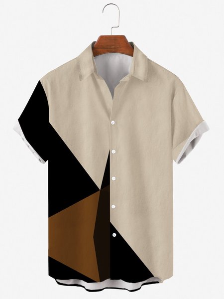 Men's contrast color fashion casual short-sleeved shirt, Color1, Men's Floral shirt
Men's contrast color fashion casual short-sleeved shirt, Color1, Men's Floral shirt