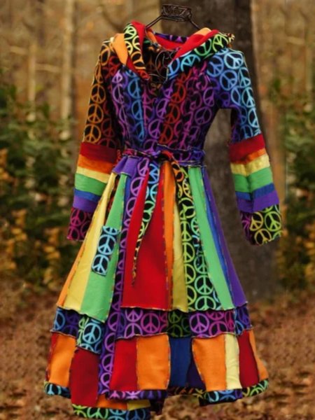 Casuale Maniche Lunghe Taglia Grande Stampato Felpa con Cappuccio Capispalla, Multicolore, Casual Dresses
Casuale Maniche Lunghe Taglia Grande Stampato Felpa con Cappuccio Capispalla, Multicolore, Casual Dresses