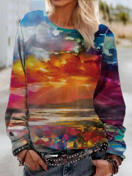 Casual Long Sleeve Polyester Cotton Sweatshirt, As picture, Sweatshirts & Hoodies
Casual Long Sleeve Polyester Cotton Sweatshirt, As picture, Sweatshirts & Hoodies