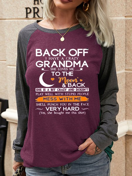 I Love Grandma To The Moon And Back Casua Long Sleeve Shirts & Tops, Wine red, Long sleeves
I Love Grandma To The Moon And Back Casua Long Sleeve Shirts & Tops, Wine red, Long sleeves