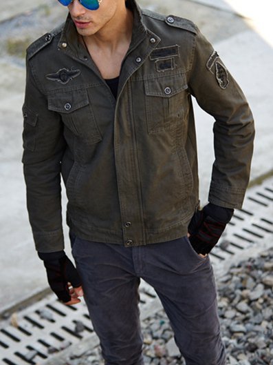 Men's Jacket-Casual Winter Cotton Military Jacket Thicken Hooded Cargo Coat, Army green, Jackets & Coats
Men's Jacket-Casual Winter Cotton Military Jacket Thicken Hooded Cargo Coat, Army green, Jackets & Coats