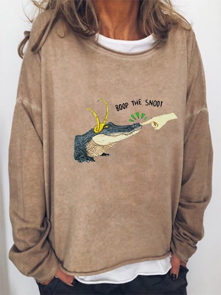 Alligators The Snoot Women's Long Sleeve Sweatshirt, Light brown, Hoodies&Sweatshirts
Alligators The Snoot Women's Long Sleeve Sweatshirt, Light brown, Hoodies&Sweatshirts