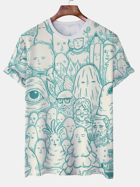 Halloween Casual Shirts & Tops, White, T-shirts