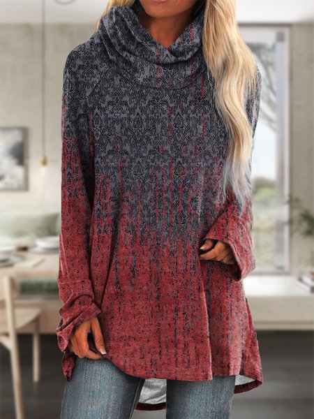 Astratto A-line Stampato Maniche Lunghe Camicie & Top, Come immagine, T-Shirts
Astratto A-line Stampato Maniche Lunghe Camicie & Top, Come immagine, T-Shirts