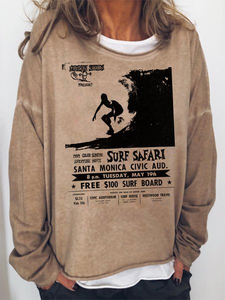 Surf Safari 1959 Vintage Poster Artwork Prints Posters Sweatshirt, Khaki, Hoodies&Sweatshirts
Surf Safari 1959 Vintage Poster Artwork Prints Posters Sweatshirt, Khaki, Hoodies&Sweatshirts