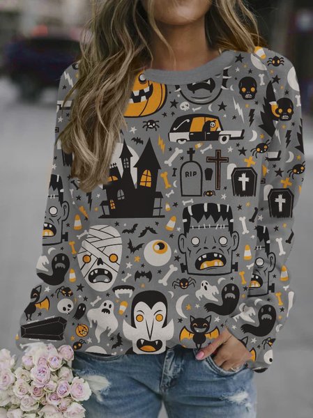 Funny Halloween Women‘s Cotton-Blend Casual Shift Sweatshirt, As picture, Hoodies&Sweatshirts
Funny Halloween Women‘s Cotton-Blend Casual Shift Sweatshirt, As picture, Hoodies&Sweatshirts
